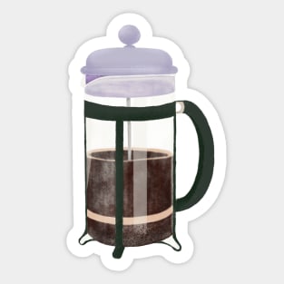 French press Sticker